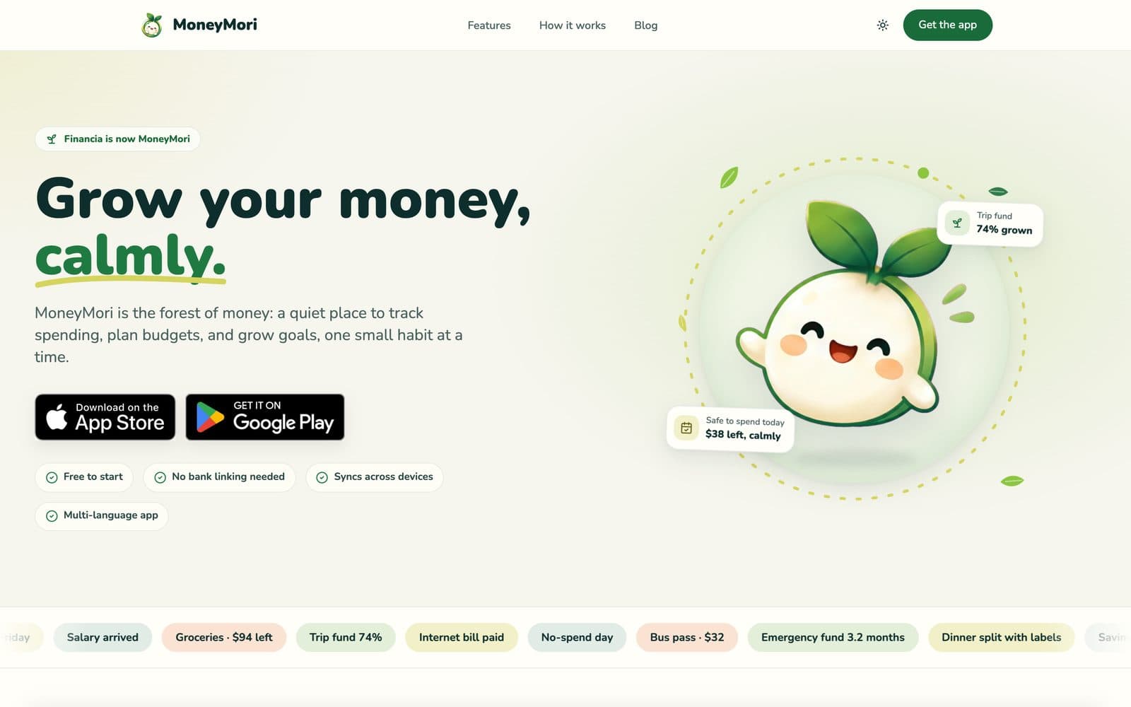 MoneyMori website
